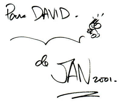 Firma en el 19º Salón del Cómic de Barcelona