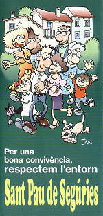 "Folleto para el Ayuntamiento de Sant Pau de Segries", 2002