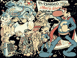 "Los Alienígenas". Revista Superlópez nº2. Bruguera, 1985