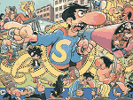 "La Gran Superproducción". Revista Superlópez nº1. Ediciones B, 1987